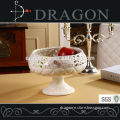 High quality round carved decorative cermaic fruit bowl